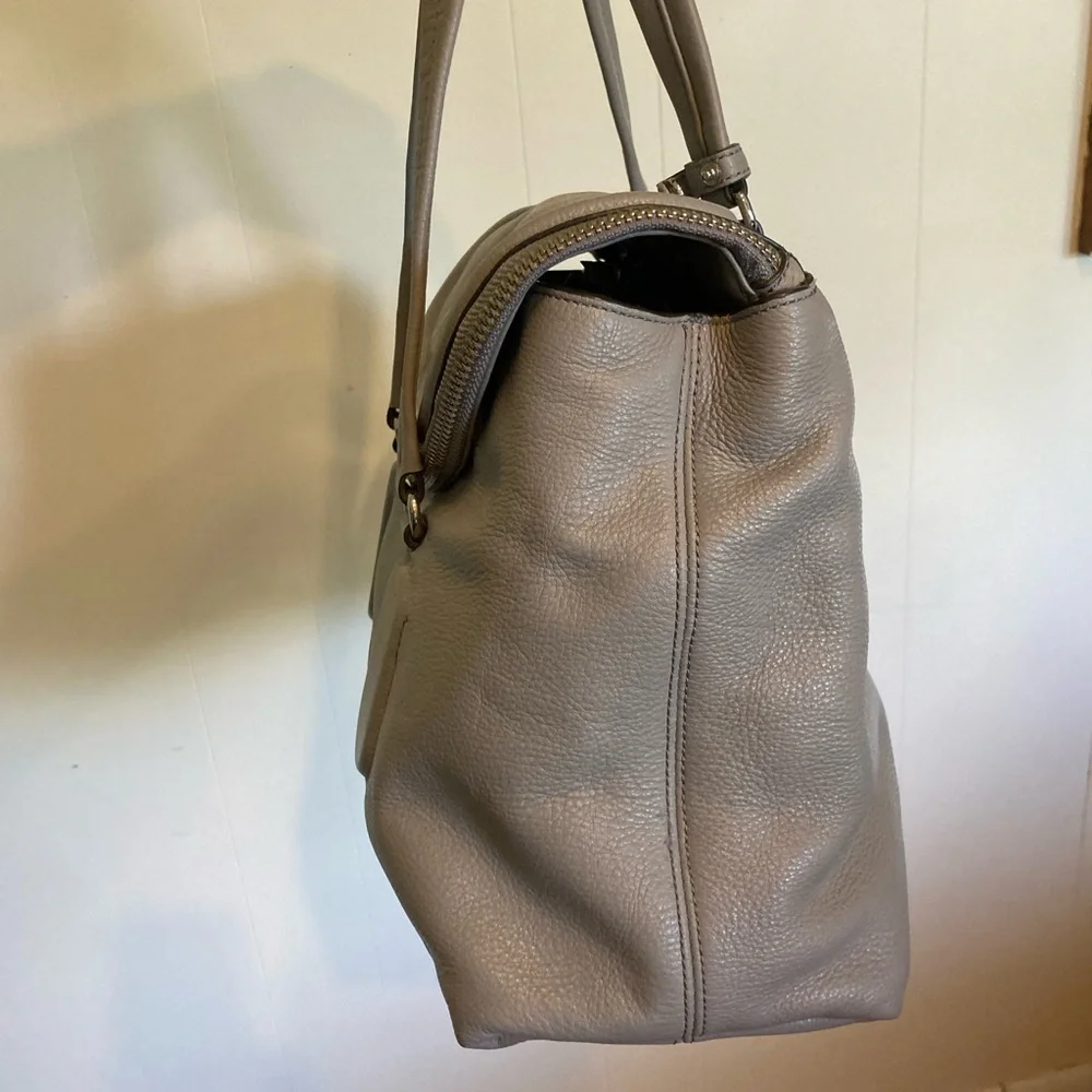 Marc by Marc Jacobs Gray Leather Satchel Bag